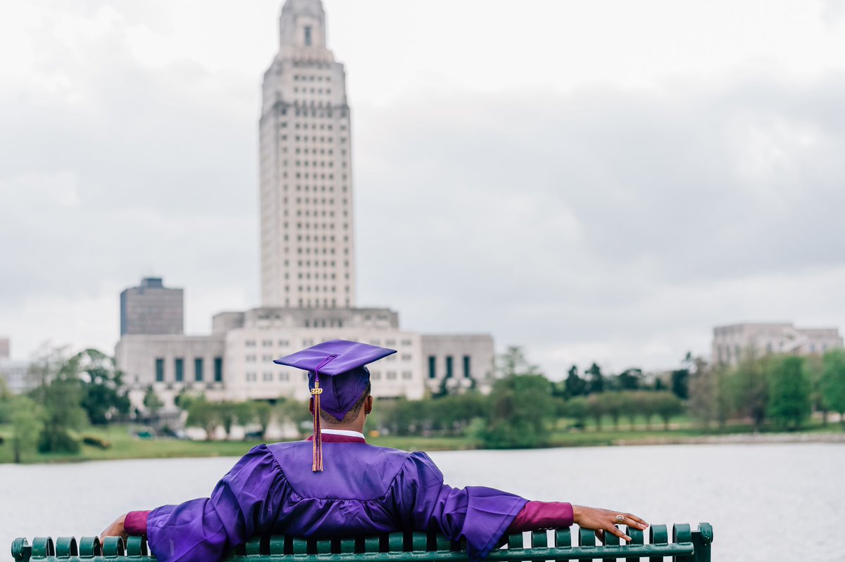 The end is near, but LSU is forever 🐯🟣🟡‼️ #LSU20 #GradSeason