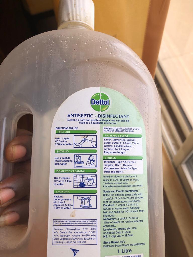 KSRicki's tweet photo. @AlJazeera Who is killing us?? Coronavirus mentioned on this dettol label https://t.co/MLTBCcK1Os
