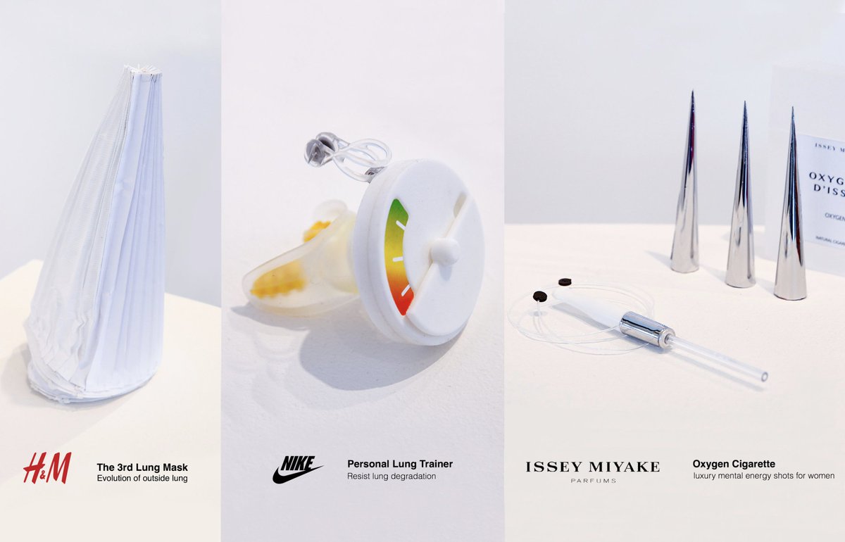cwervo's tweet photo. @nwilliams030 Been thinking a lot about Shihan Zhang's "Future of Breathing" project which is a fantastic speculative fiction project that imagines this but in response to pollution.

https://t.co/QuHSkCvXul https://t.co/DBzfj9heXd