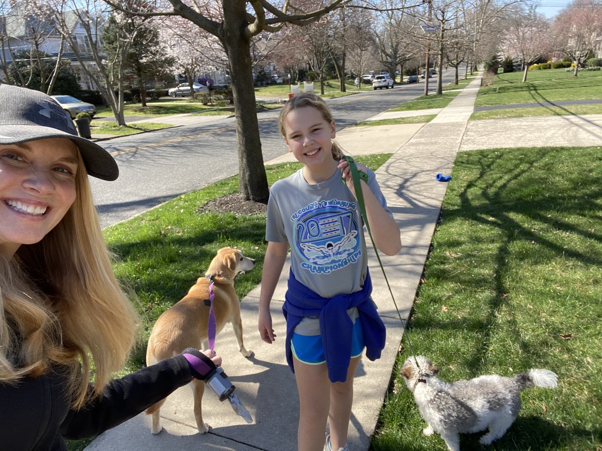 Getting our miles in! <a href="/HSDBreathe/">HSD Breathe for them</a>