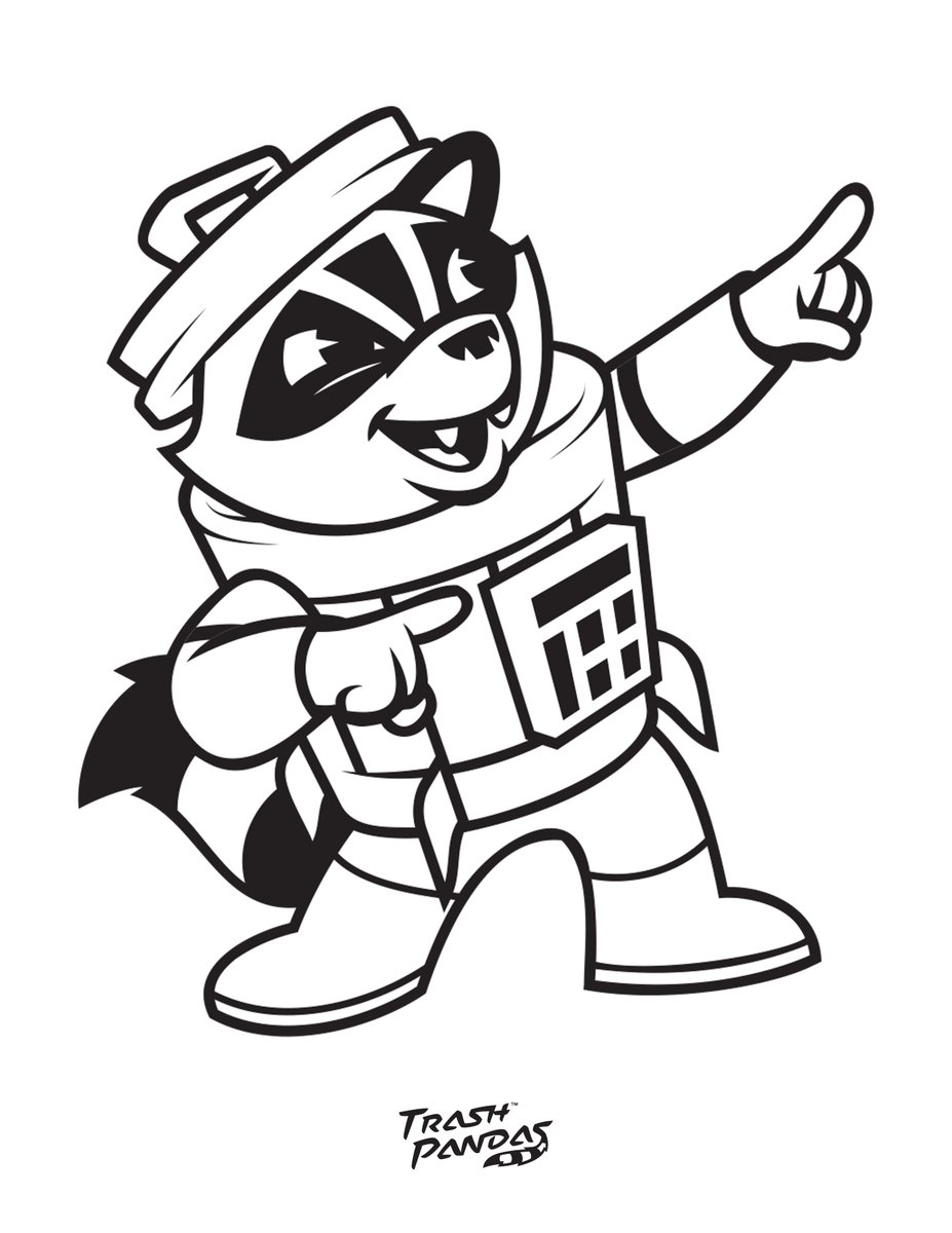 Rocket City Trash Pandas on Twitter "Let's see your artistic ability