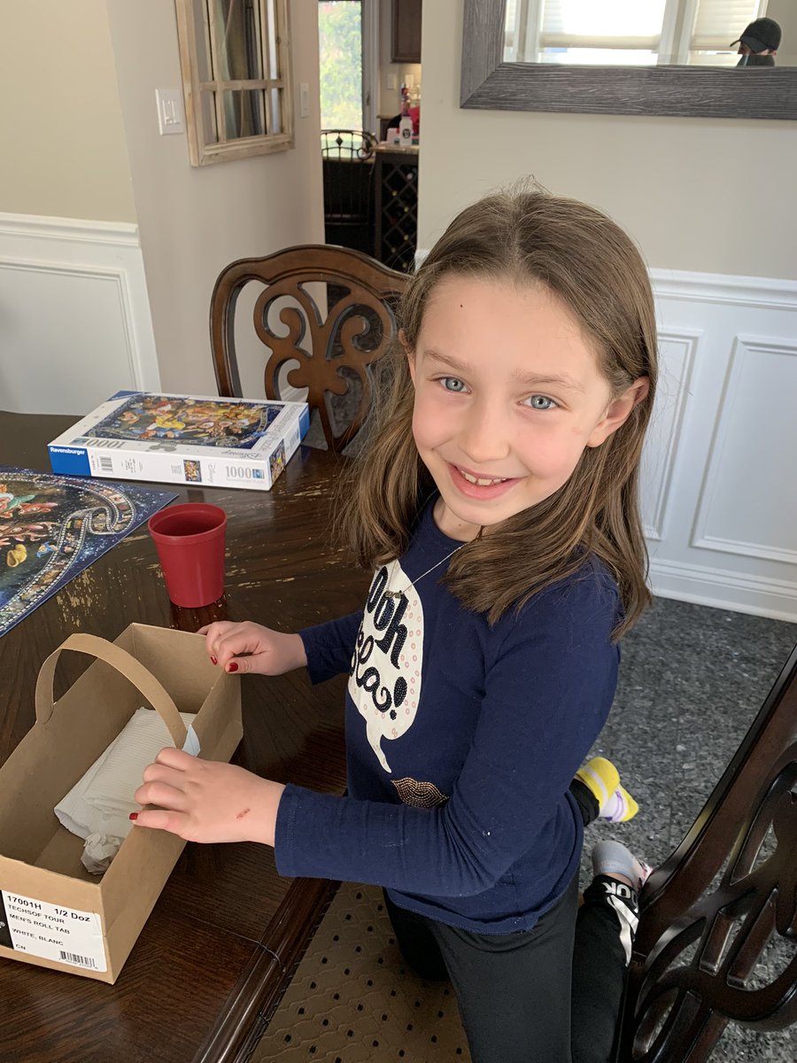 CounselorFasano's tweet photo. STEM Thursday - Making a carrier for Thor! #WereInThisTogether https://t.co/dnCquCrvNx