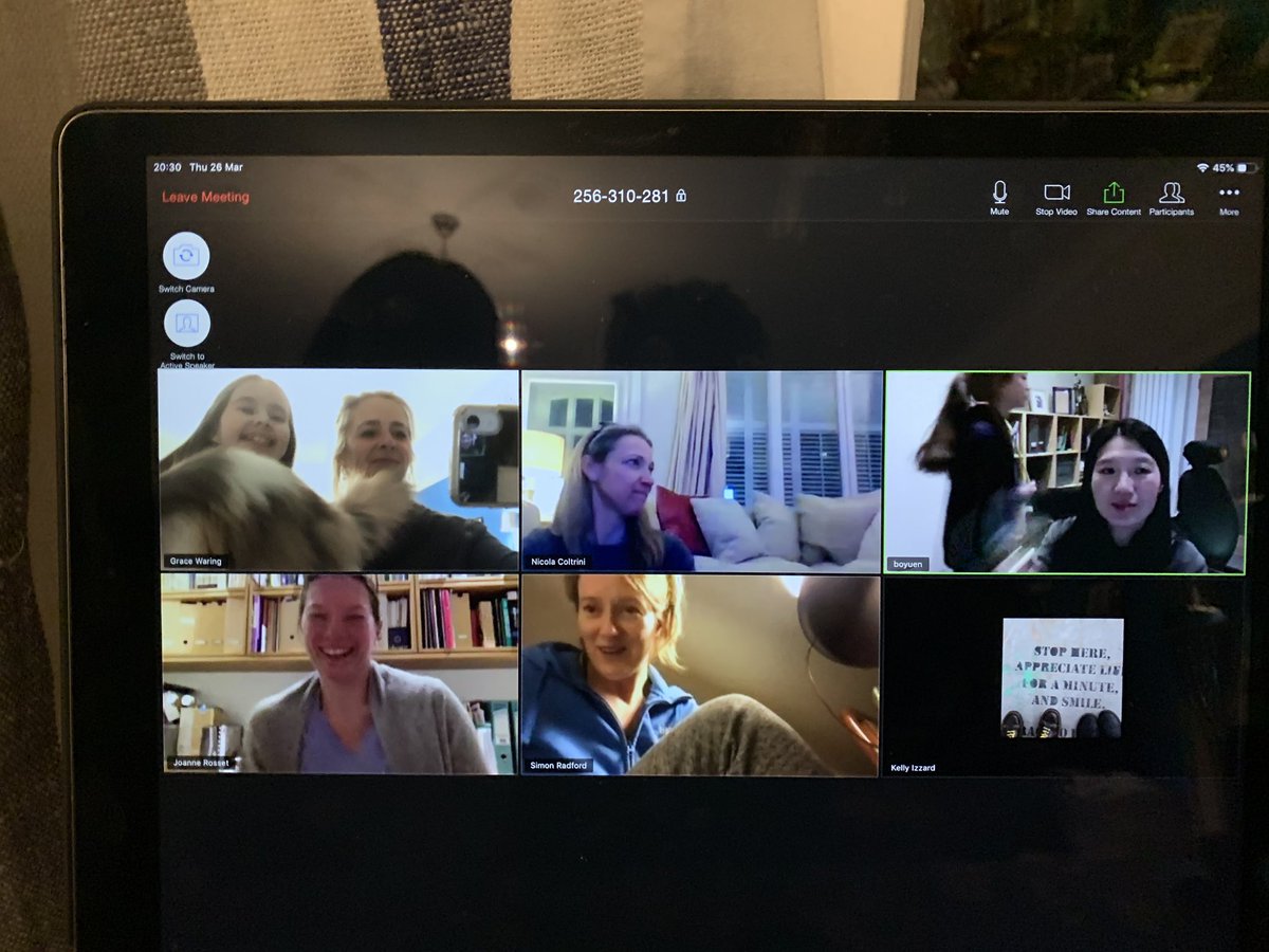 GraceWaring22's tweet photo. Had my first ever Zoom virtual drinks party 2night π₯³joined by #grumpybluecat, it was such fun! We danced, we laughed. Canβt wait until the next time. Very blessed 2 have such good friends, virtual & otherwise ππΌπ₯³π₯π€£& I drank a whole bottle of fizz, how did that happen?!π³π€·ββοΈπ https://t.co/CJqiVbujbT