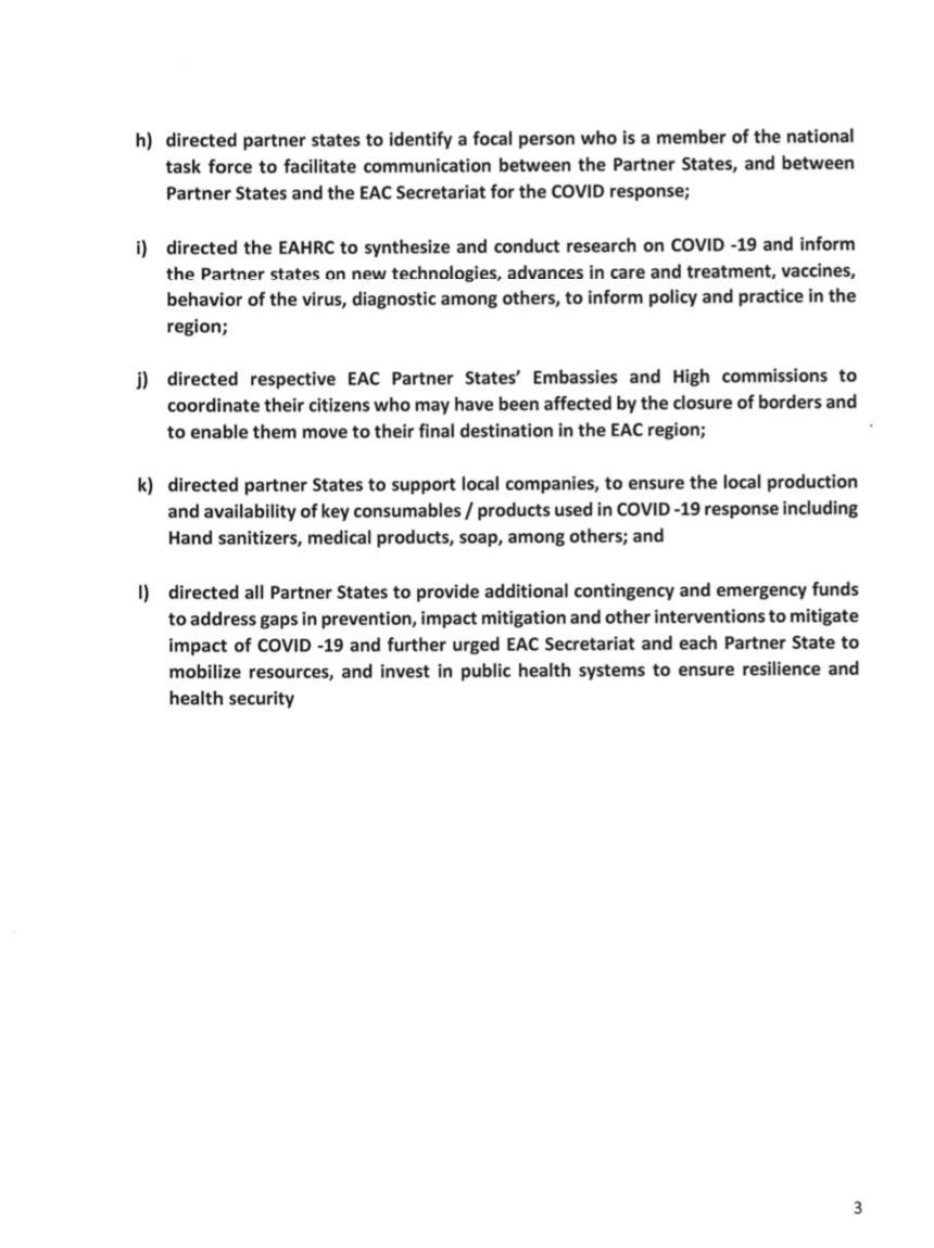  La rencontre des ministres du  #Burundi et de la  #Tanzanie ( https://twitter.com/JimbereMag/status/1243275800780181512) intervient au lendemain du communiqué conjoint des gouvernements de  @jumuiya appelant à des mesures strictes face au  #coronavirus tout en facilitant la libre circulation des biens/services