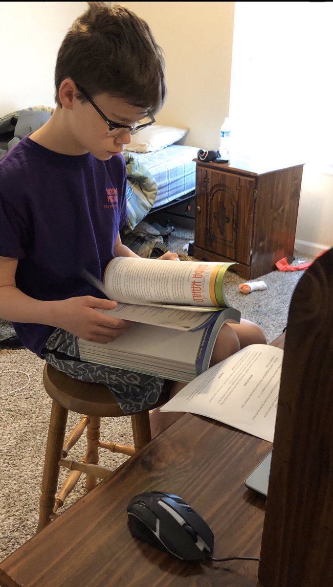KimGlover9's tweet photo. Mustangs showing that learning can take place in different ways and different places. Whatever it takes to keep on learning. @TweetDCS_OES #TeamDCS https://t.co/uiACzw4XT2