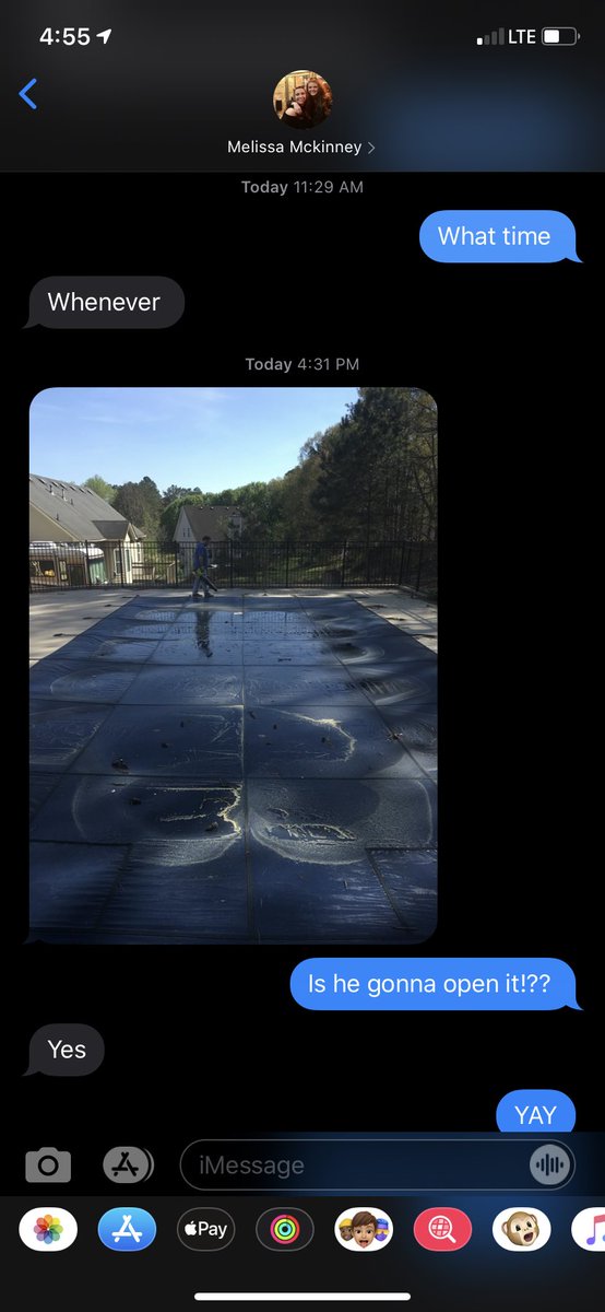 HaleyMckkk's tweet photo. after a week of talking my dad into opening the pool he does 😍 https://t.co/ZCbkmP9Rme