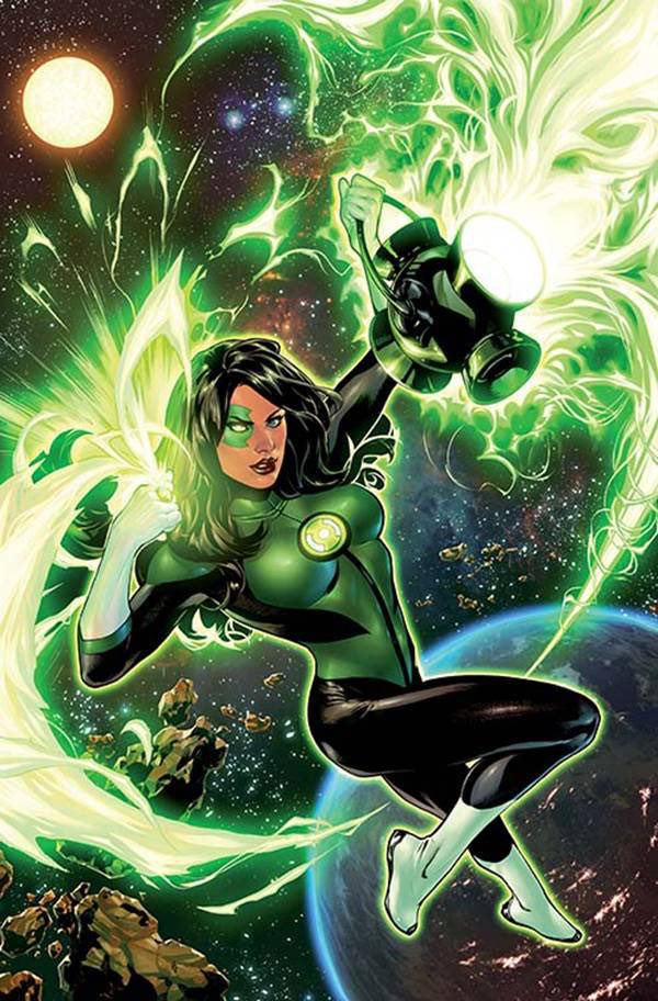 Day 26: JESSICA CRUZ aka GREEN LANTERN! Struggling with PTSD after witnessing the deaths of her friends, Jessica was possessed by the Ring of Volthoom. After conquering her fears and breaking free of Volthoom's grasp, Jessica was chosen to be a Green Lantern.  #WomensHistoryMonth