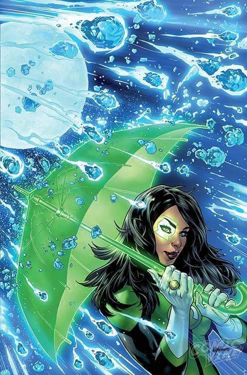 Day 26: JESSICA CRUZ aka GREEN LANTERN! Struggling with PTSD after witnessing the deaths of her friends, Jessica was possessed by the Ring of Volthoom. After conquering her fears and breaking free of Volthoom's grasp, Jessica was chosen to be a Green Lantern.  #WomensHistoryMonth