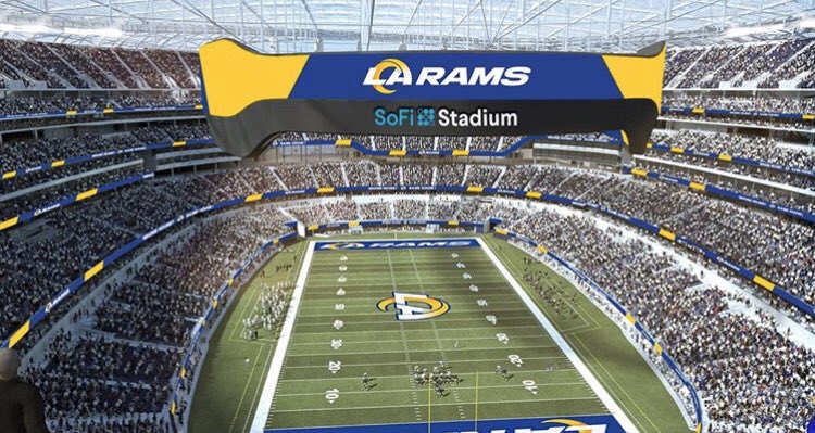 RamsNationLAX's tweet photo. #LARams New Look x #SoFi Stadium. 🔥✅
  
(@RamsNFL) https://t.co/J3RDnPh030