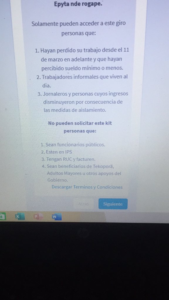 derlis002's tweet photo. ya funciona el https://t.co/xYIw00yqZV requisitos largos pero bueno es lo qué hay y ojalá no se cuelgue mas su sistema a meter tus datos https://t.co/4ZPBya05Hm