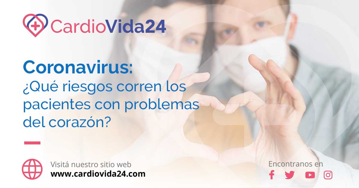 Coronavirus, cardiopatías e hipertensos: ¿qué riesgos corren los pacientes con problemas del corazón? ow.ly/UC6t30qsZj2 | #CardioVida24 #Coronavirus #Covid19 #Corazón #Hipertensión #EnfermedadesCardiovasculares #Salud