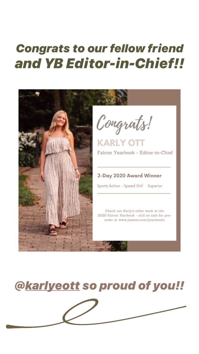 Glendale_Quill (@glendale_quill) on Twitter photo Congrats Karly!!!! You are AWESOME! So happy we got to spend time with you at the JEA High School Journalism Convention in D.C. this past year & witness your talent! <a href="/YBFalcon/">Glendale Yearbook</a> <a href="/GHSEvents/">Glendale High School</a> <a href="/GHSstuco/">GHS Student Council</a> @MrJoshGroves
#GHSrepresent #flockisfamily Congrats Karly!!!! You are AWESOME! So happy we got to spend time with you at the JEA High School Journalism Convention in D.C. this past year & witness your talent! <a href="/YBFalcon/">Glendale Yearbook</a> <a href="/GHSEvents/">Glendale High School</a> <a href="/GHSstuco/">GHS Student Council</a> @MrJoshGroves
#GHSrepresent #flockisfamily