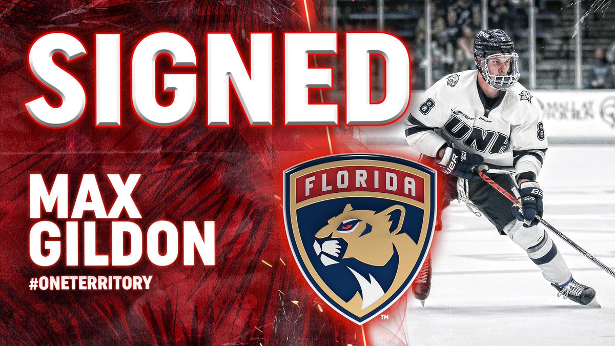 #FlaPanthers agree to terms with defenseman Max Gildon on three year, entry-level contract. 

More >> bit.ly/GildonAgreesTo…