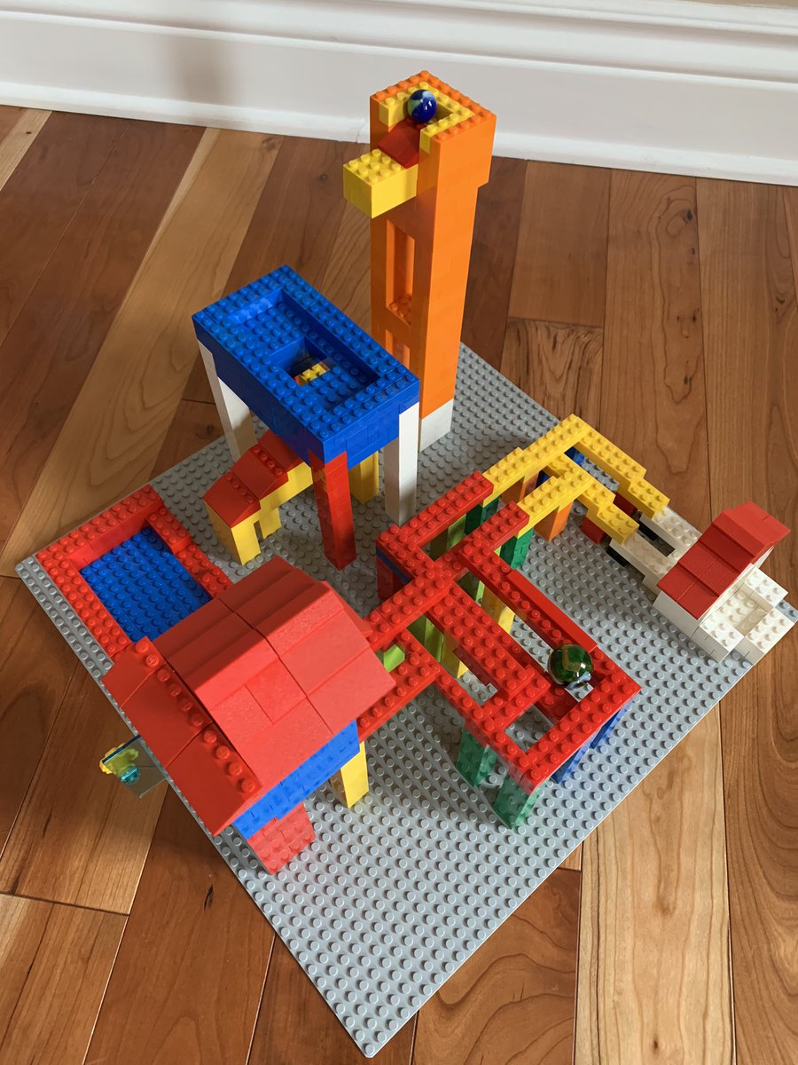 We challenged our kids to make some Lego mazes the other day. Here’s what they came up! #creativity