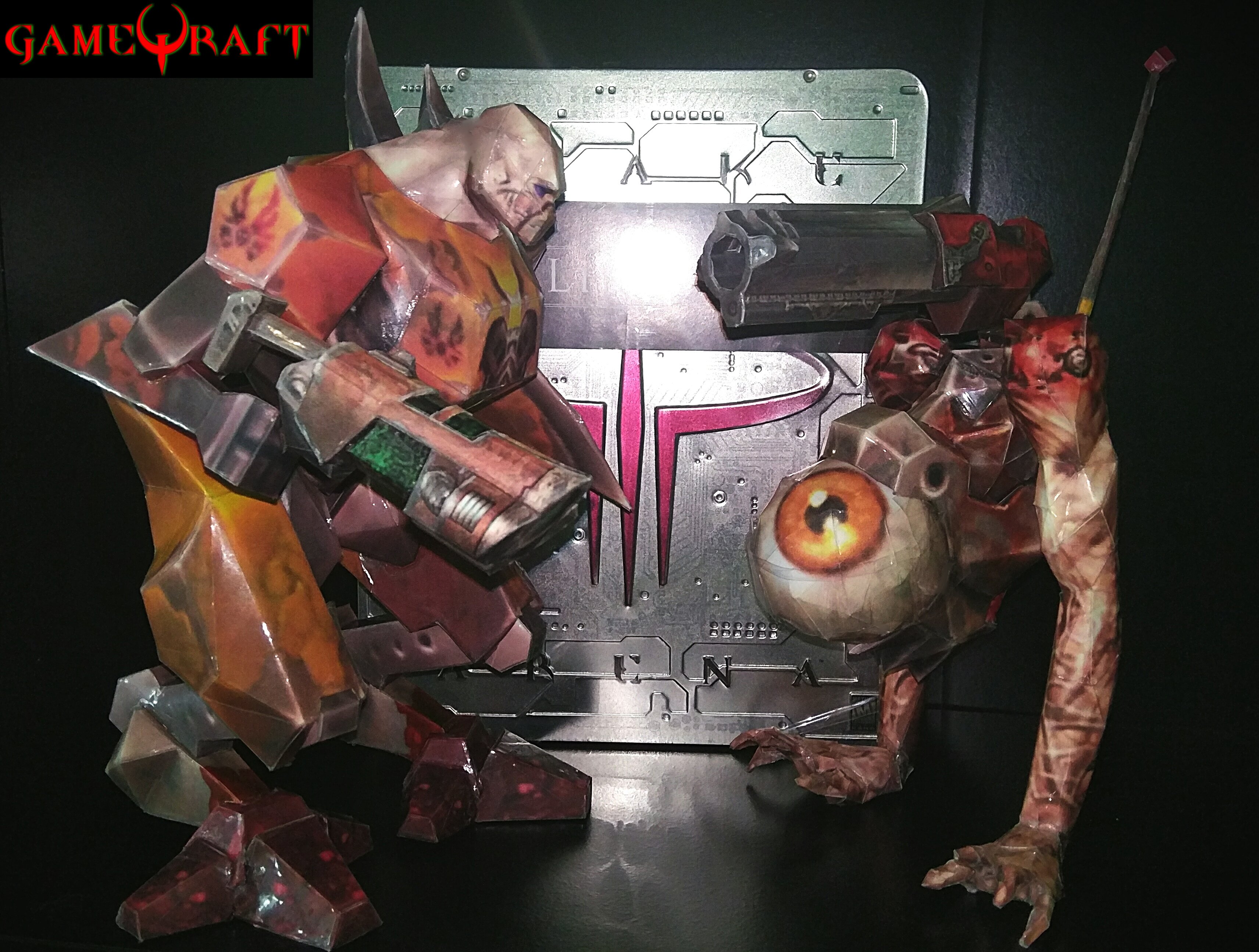 GameQraft on Twitter: "TANK JR Quake 3 Arena Papercraft! Handmade  Papercraft figures. Crafted by GameQraft - BRING GAMES TO LIFE #quake # quake3 #quake3arena #tankjr #tank #orbb #makron #papercraft #pepakura  #GameQraft #pcgaming #idsoftware #