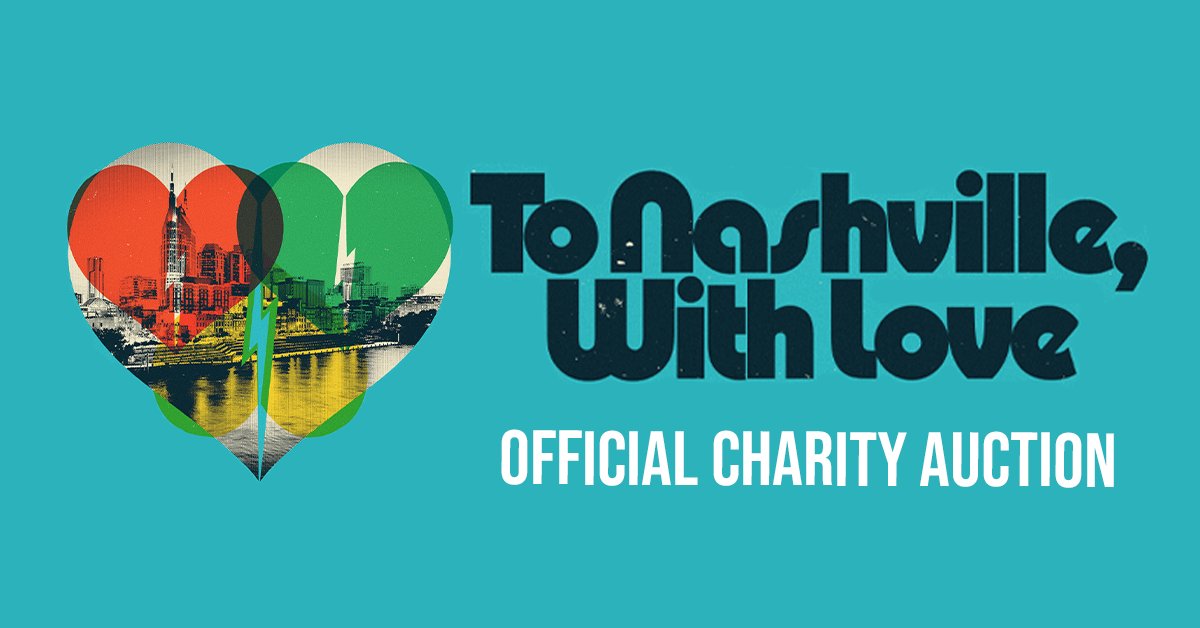 ToNashWithLove's tweet photo. Today and tomorrow are the LAST DAYS to bid in the official To Nashville, With Love auction, supporting victims of the March 2020 tornados. The auction officially ends tomorrow, March 27 at 1:00pm CT.

Some amazing items are still up for grabs! https://t.co/DLGLVoX24z https://t.co/oFHgAE6Msr