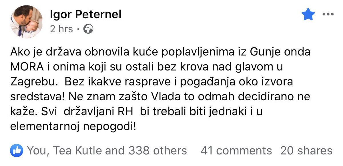 nusinmatan's tweet photo. Napokon netko konkretan! #igorpeternel #COVID2019 https://t.co/jbzbRECgqs