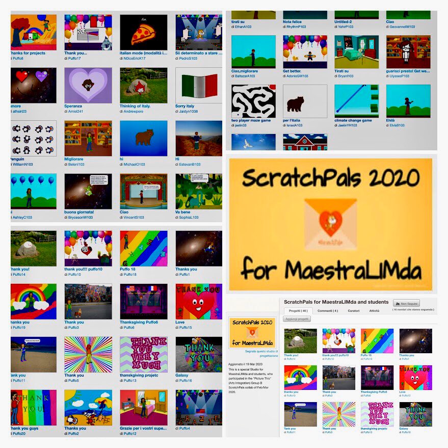 @mres @scratch That’s the way we keeped in touch with many friends all around the world with @scratchpals @AlfBitCreat we are so grateful to @kathleenfugle GRAZIE! 💖#andratuttobene @scratch #ScratchAtHome @ScratchEdTeam #ScratchPals #creativecomputing 
scratch.mit.edu/studios/259130…