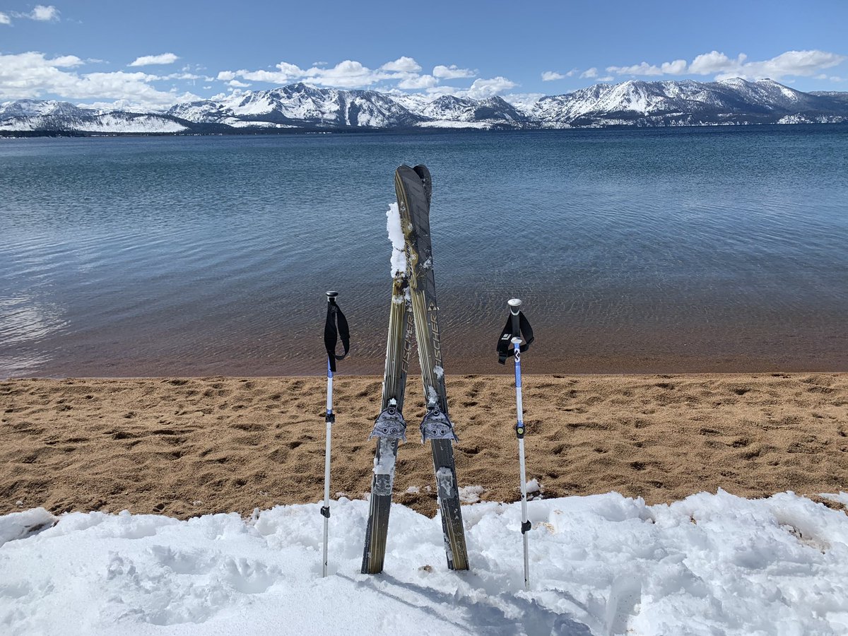 Would you like to ski on the beach?  We’ll make arrangements.  Place your requests at TahoeRetreatCenter.com  #tahoeretreat #exploretahoe #tahoetrip #curatedexperience #customized