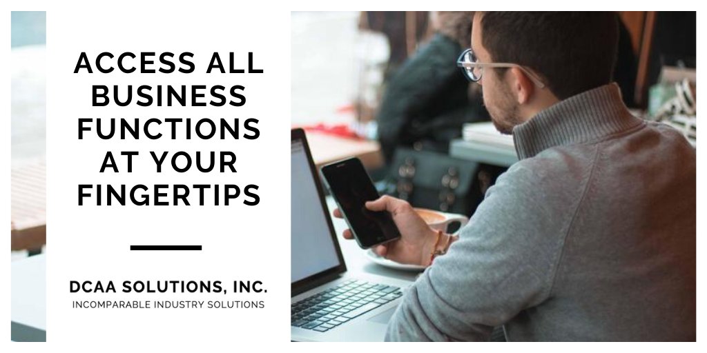 DCAASOLUTIONS's tweet photo. Our modern, full-function #cloudERP solution puts a wide range of integrated business functions at your fingertips, anytime. You and your team can access #Financials, #CRM, #Manufacturing, #Distribution, #ProjectManagement in one system.

Read More: https://t.co/zUlvdyKu6L https://t.co/Tl4XKqN5vZ