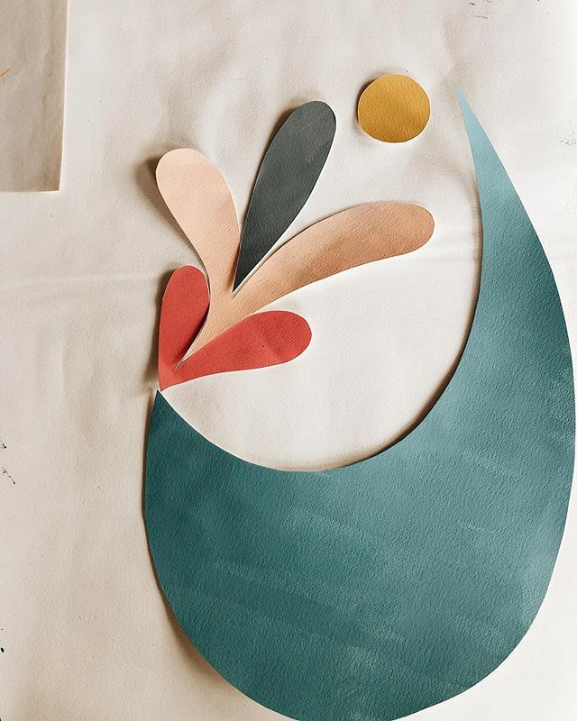 Still thinking, anyway, about new spring work for the café walls. @christopherdavidryan -- ift.tt/2QPHyeH