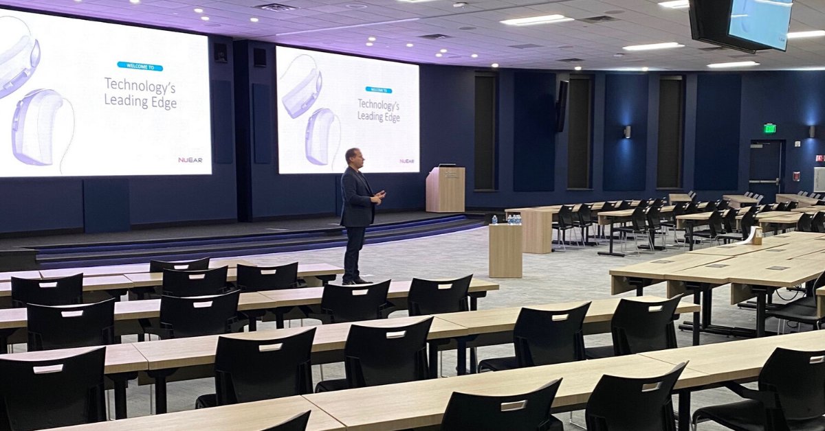 BrandonSawalich's tweet photo. In times of uncertainty, we must stay true to what’s important. For @starkeyhearing, that’s supporting our #hearing healthcare professionals. We had another great virtual training session &amp; while the room may have been empty, the online engagement was great. #virtuallearning https://t.co/jAoHuUb1KH
