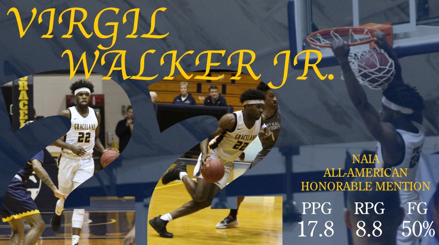 GUjackets's tweet photo. Virgil Walker Jr. Earns NAIA All-American Status (@GracelandU_MBB). Release: https://t.co/jZKcwIbng1 https://t.co/uYZC7kVZ7E