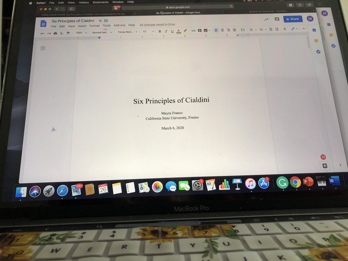 MayraFrancoTV's tweet image. The power of persuasion is such an interesting science! I’ve learned the six principles on how to convince others to say ‘Yes’ to me in a ethical manner. Can’t wait to try it out. Thank you @NancyVanLeuven 👍🏼 #PRDogs #FresnoState