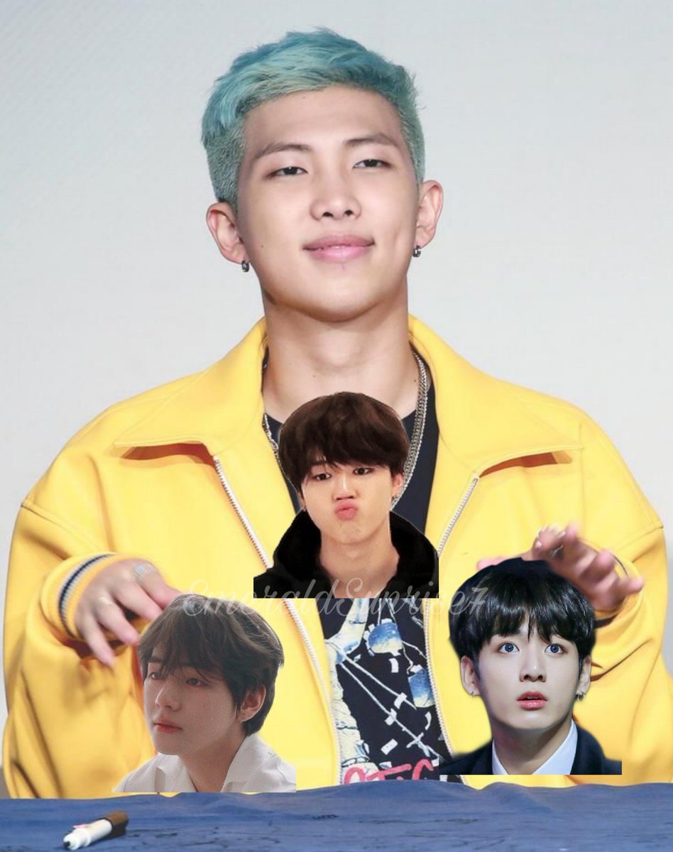 EmeraldSunrise7's tweet photo. It's Joon and the babies 😂😂 https://t.co/g28tzXsfFB