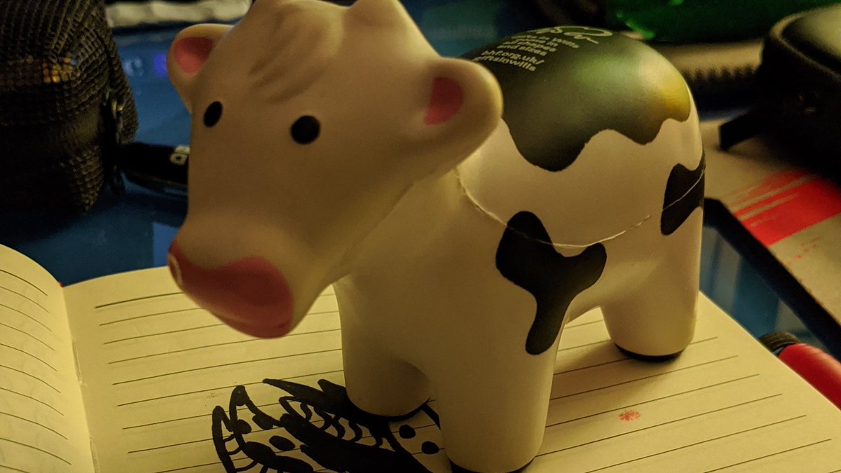 Me and my cow absolutely bossed the @LondonYGs virtual pub quiz. When's the next one guys?