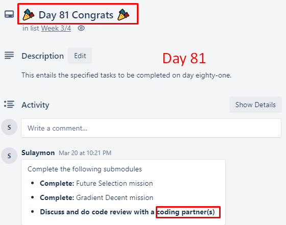 tjtechi's tweet photo. π₯ Day 81 of #90DaysOfDataquest:
πToday's challenge is all about Future Selection mission
and Gradient Decent mission. Why not join the moving data science Train ππ.
π Check out the Trello daily learning plan from https://t.co/QEDNThH29l
#MachineLearning #Python #data https://t.co/PTXv7QBs4E