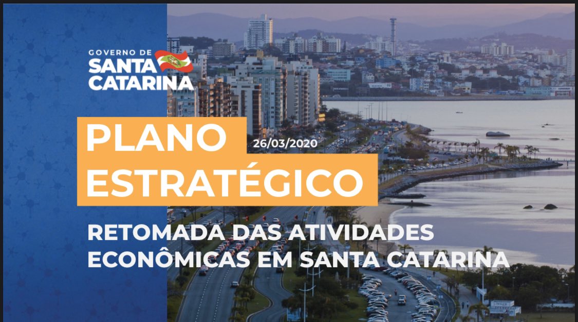 CarlosMoises's tweet photo. Anunciei agora, na entrevista coletiva, o Plano Estratégico de Retomada das Atividades Econômicas em #SantaCatarina. ⚠️ Peço leitura atenta. Há prazos e critérios para retorno gradual e organizado. 👇🏼https://t.co/3hzKJ4sBOR 
.
 ✅ Por enquanto, continua valendo o #FiqueEmCasaSC https://t.co/69IPeLIlg1