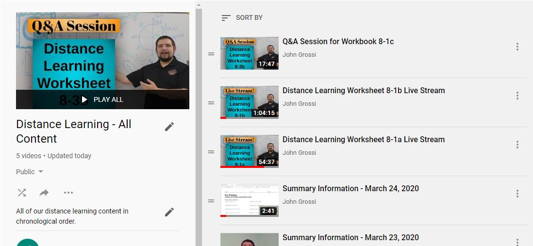 Teaching from home is a lot like teaching at school. Plan the lesson, prepare the materials, set the expectation, execute, field questions, reflect, improve the process, repeat...