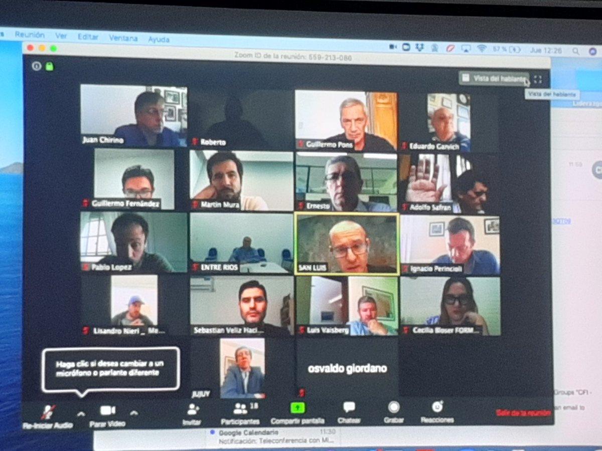 Hoy volvimos a reunirnos vía teleconferencia con Ministros de Economía de todo el país junto al Director Ejecutivo de <a href="/ComFedImpuestos/">Comisión Federal De Impuestos "La CFI"</a> Juan Chirino.
Planificamos alternativas para enfrentar la crisis económica actúal.
<a href="/SDCSalta/">Sec. de Prensa y Comunicación</a> 
<a href="/MEconSalta/">Economía y Servicios Públicos Salta</a> 
<a href="/GustavoSaenzOK/">Gustavo Sáenz</a> 
<a href="/GobiernoSalta/">Gobierno de Salta</a>