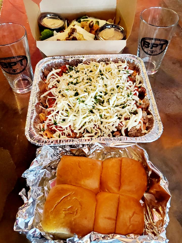 MyMountainTown's tweet photo. Tonight's Takeout Special from @BrooksPlaceTav: Bison Meatloaf! House made served w/rustic mashed potatoes & topped w/sauteed carrots/mushroom demi-glaze. $15.99 Or get a family Baked Ziti meal: https://t.co/5X00GNFxRH Growlers & wine now available for purchase! #285dining https://t.co/xrK7KOuvJ1