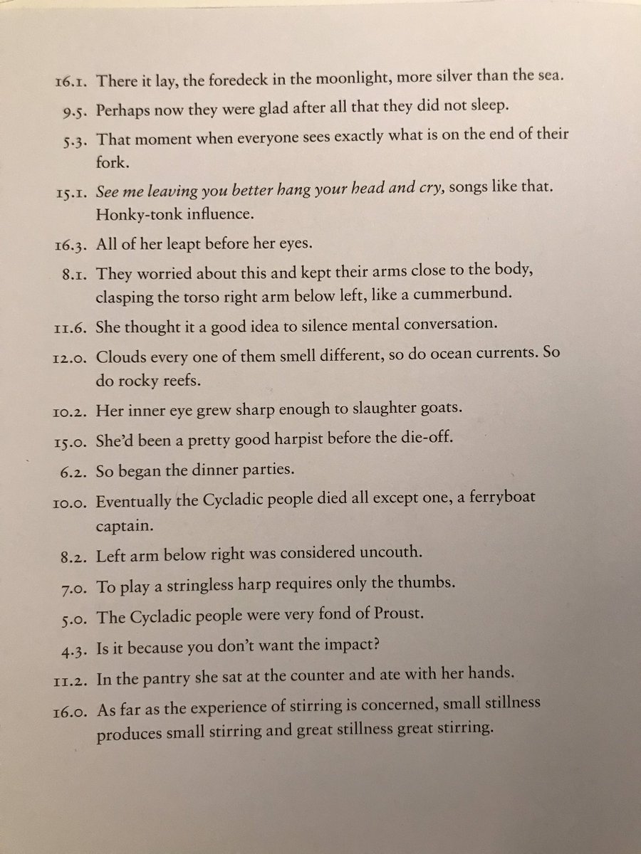 Hans Balmes on Twitter: "Anne Carson's #Float - „By Chance the Cycladic People“ is this little leaflet called - to find out more about why Proust made it into a Cycladic Proverb