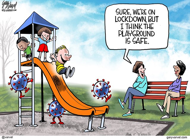 varvel on Twitter: "How safe is the playground? #coronavirus ...