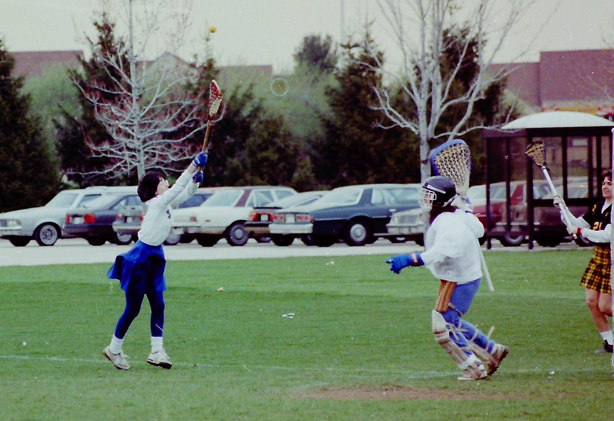 I am thinking of all our athletes who are missing playing the game they love! #MineolaProud #lacrosse #circa1985 <a href="/HofstraWLAX/">Hofstra Women's Lacrosse</a> #woodcrosse