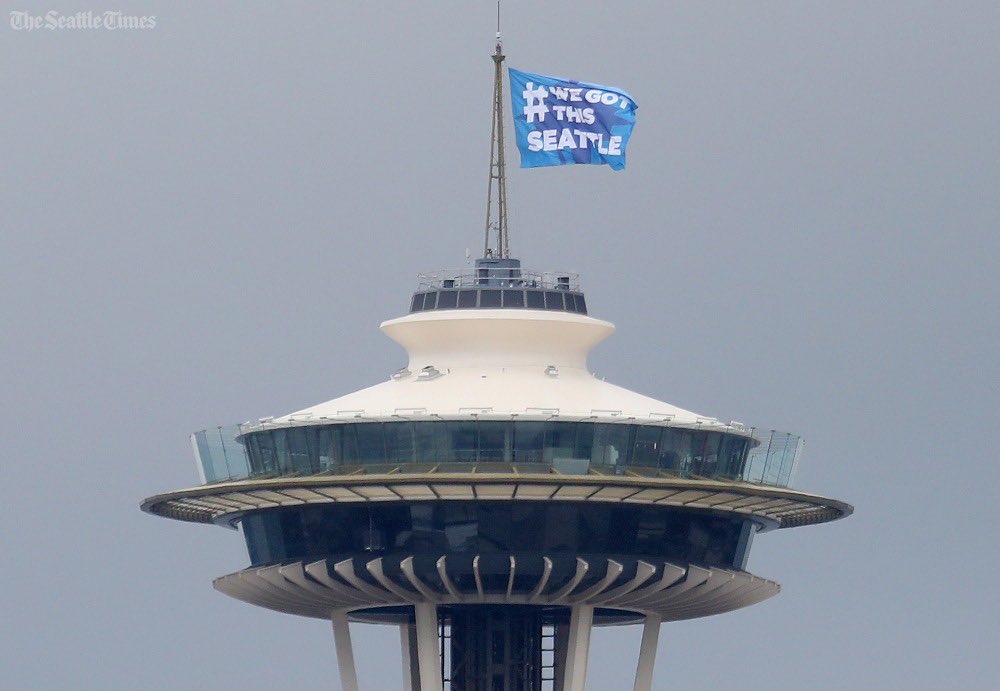 PeteCarroll's tweet photo. We gotta believe!! Something good is about to happen! #WeGotThisSeattle #WeGotThisAmerica https://t.co/x7wFkicbkx