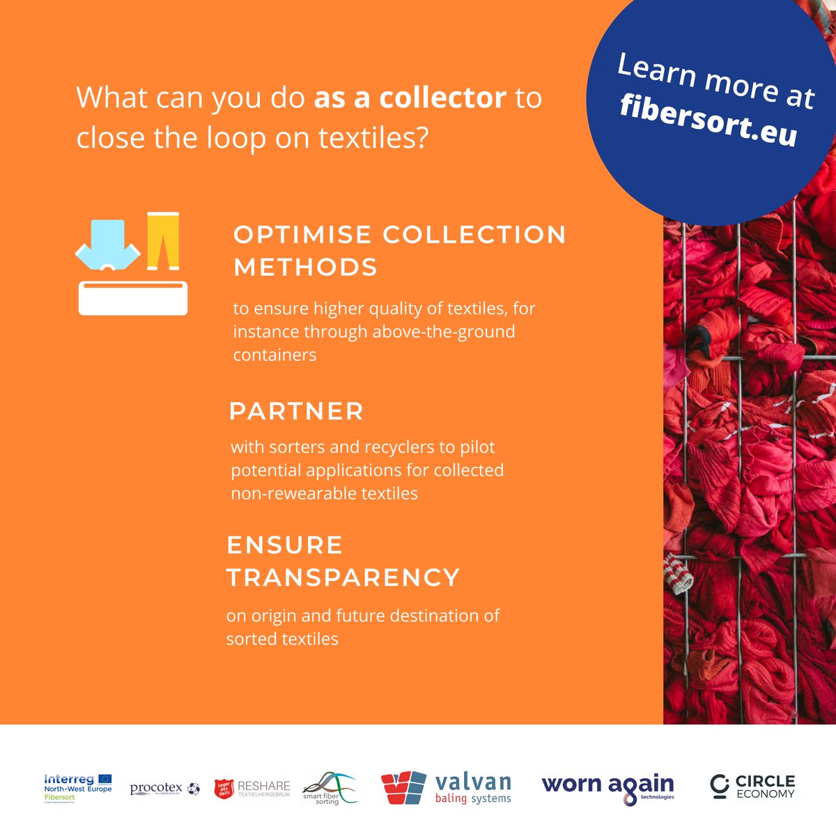 #fibersort #postconsumer #textiles #textilewaste
#recycling #sustainablefashion #closingtheloop
#circularfashion #circulartextiles #zerowaste 
#makefashioncircular #circulareconomy