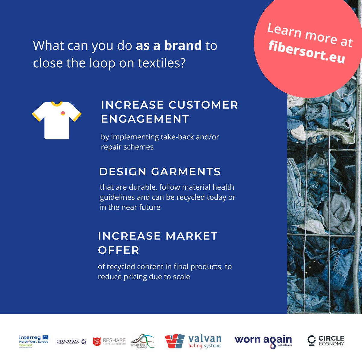 #fibersort #postconsumer #textiles #textilewaste
#recycling #sustainablefashion #closingtheloop
#circularfashion #circulartextiles #zerowaste 
#makefashioncircular #circulareconomy