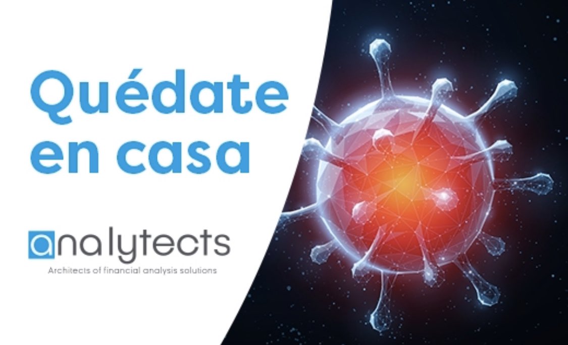 analytects's tweet image. Qué estas haciendo para mitigar los efectos del coronavirus en tu empresa?
#quedateencasa #covid19 #riesgofinanciero