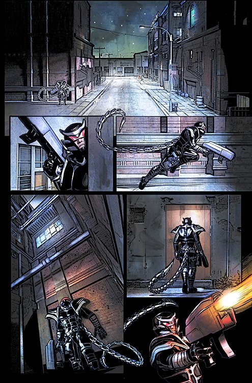 AsylumPress's tweet photo. #warlash art page preview by #DwayneHarris to be released later this year #comics #comicbooks 3scifi #action #robot #cyborg #android #fight #marvel #dc #imagecomics https://t.co/JzDmBNtvdR