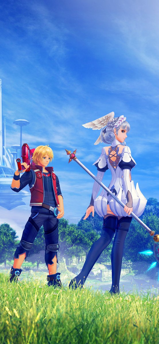 Nighttide Fright Tide On Twitter Xenoblade Chronicles Definitive Edition Mobile Backgrounds Up In Our Misc Pinned Album Very Little Was Done Besides Cropping For Two Common Phone Resolutions All That Was