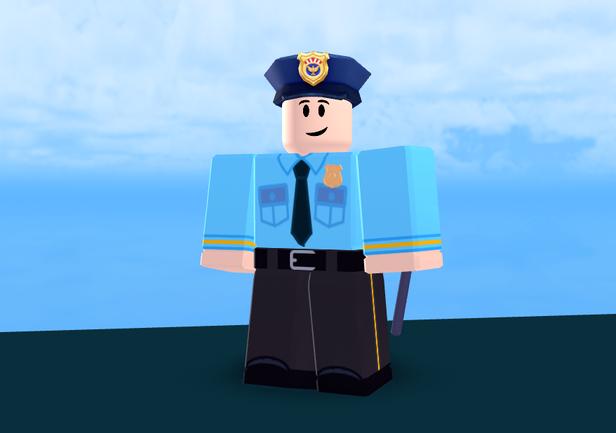 I Became a POLICE OFFICER in ROBLOX!