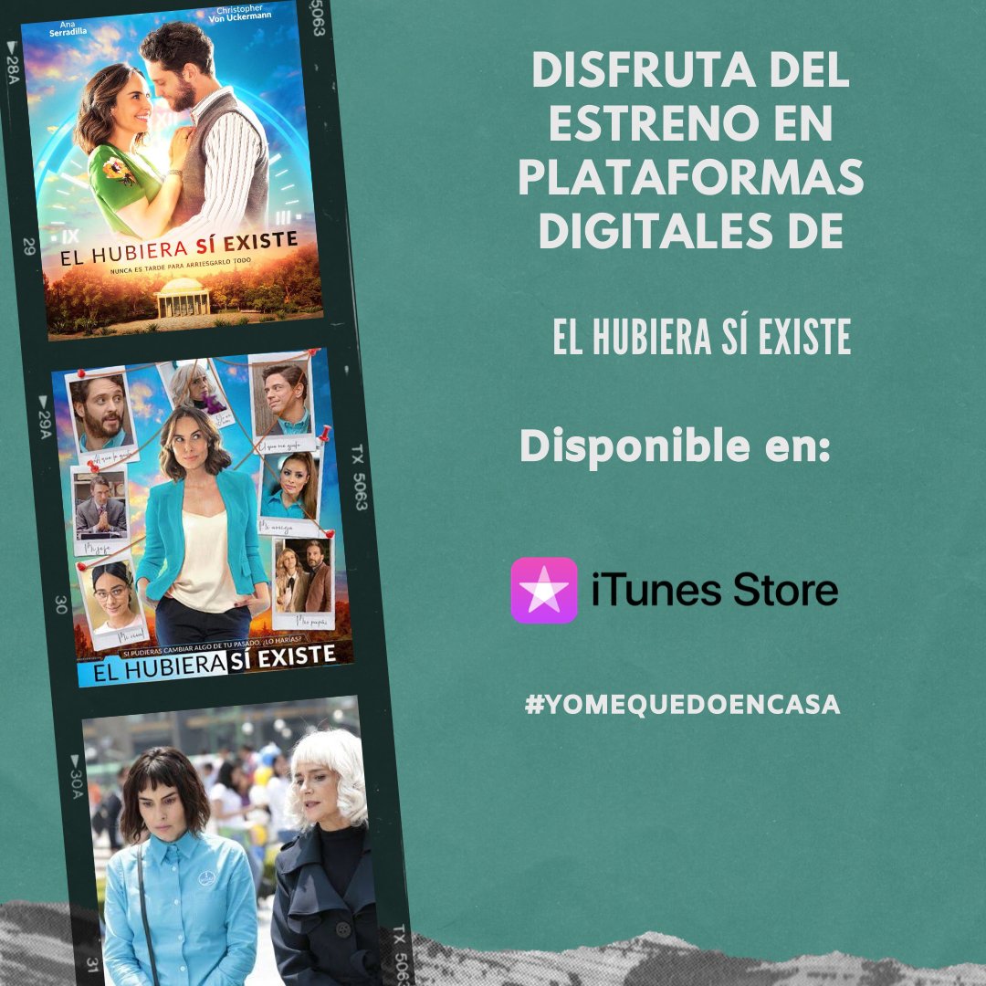 Nos emociona compartir con ustedes que la última producción de #NoDancingToday <a href="/elhubieramx/">El hubiera si existe</a> ya se encuentra disponible en Itunes 😍. Disfruten de esta conmovedora historia desde la comodidad de su casa. ⠀