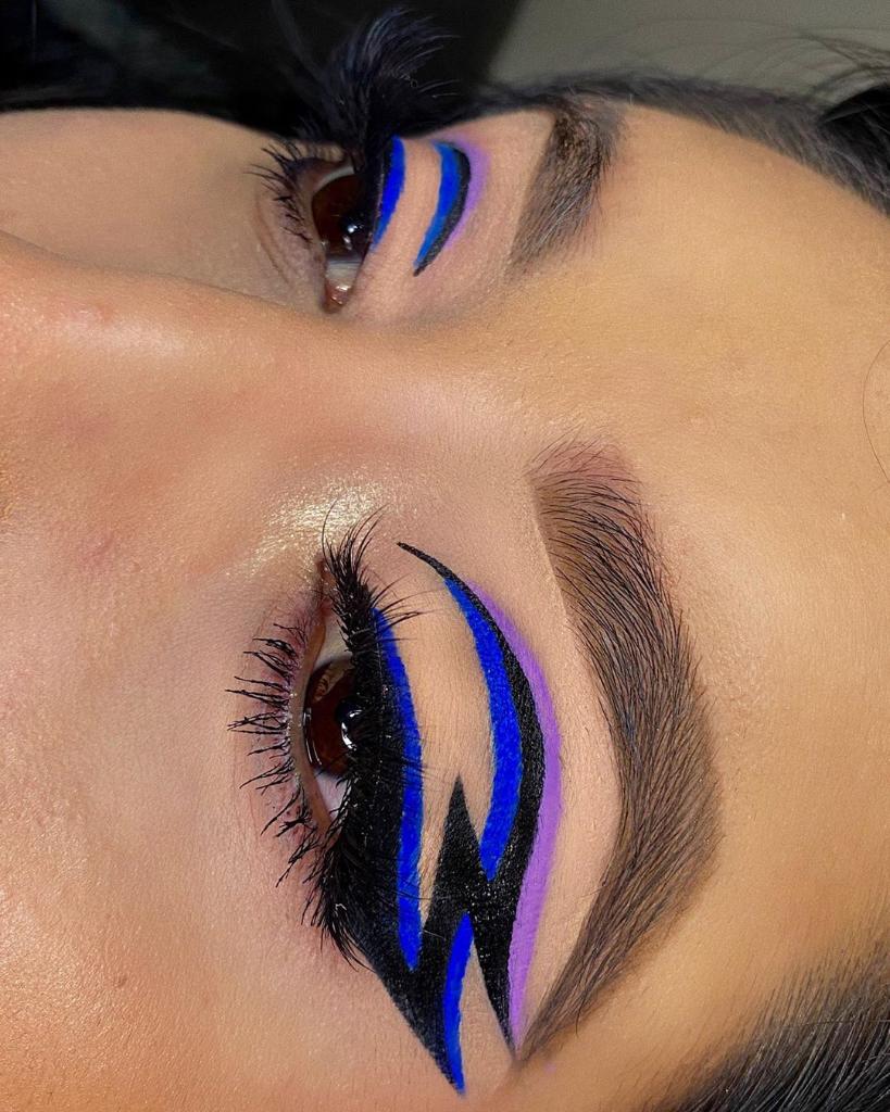 nyx blue liquid eyeliner