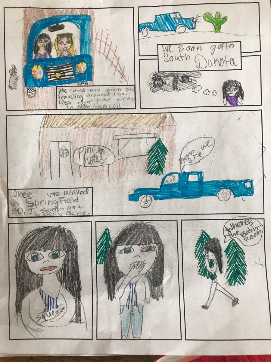 lexileeray's tweet photo. I Survived.... story from my student's perspective. @laurenTarshis @LIW_5thGrade @Mrs_Abi_VR (permission granted to share from their parent) I love the creativity they expressed in this. They are learning and are still being creative through distance learning. https://t.co/NtIlcXMXKa