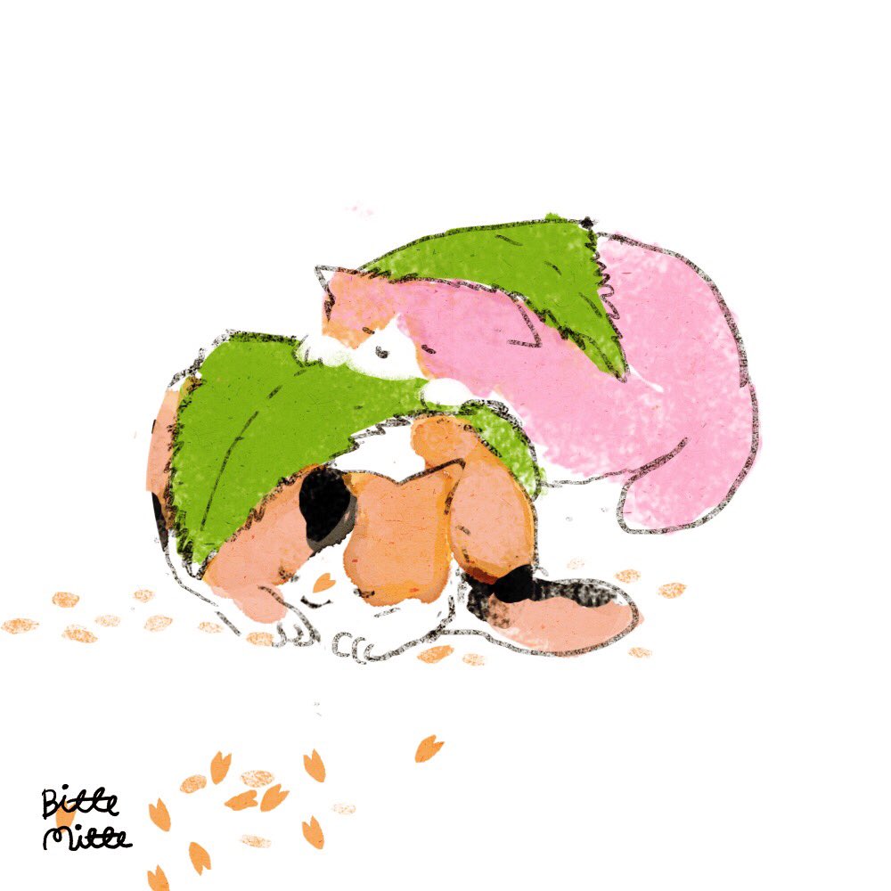 「#さくらの日 」|ももろ　4／20発売絵本「パンダのパクパクきせつのごはん」のイラスト