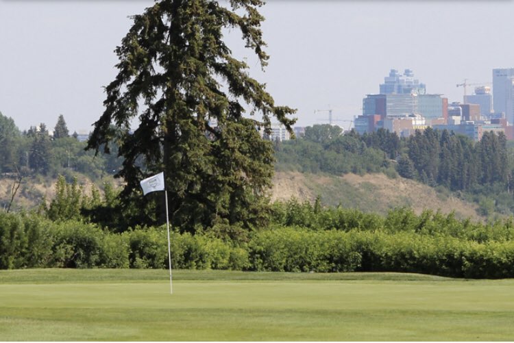 kincadeg's tweet photo. @rlar_golf @golflifeab @alancarterph Haha, thanks Rob. We like it too, nice view of dtown of NSask river bank!  Lots of green sites and tees like this at ecc make you pause and just enjoy. @alancarterph @EdmCountryClub https://t.co/YNLHl7tVhv